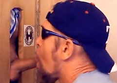 Gloryhole- 3 Large Hard Dongs Share the Aperture ( 1)