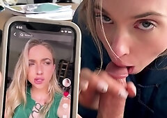 Sexy amateur blonde blowjob amp cumshot HD