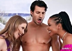 Kira Noir Octavia Red Lesbian Threesome