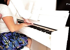 My 1st piano lesson