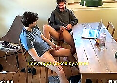 I show my gay friend straight porn, he was more interested in me!