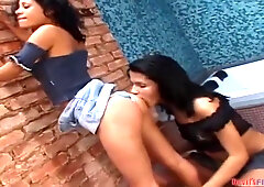 Male Fucks Trans In Wild Threesome