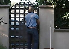 Blonde TGirl Kayleigh Coxx let Black Stud fucks her ass in doggystyle