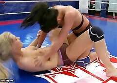 Nude fight club presents Meane vs Ally.