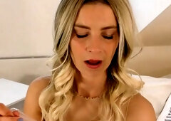 KaterinaHartlova Blowing Up Balloons Condom Suck And Play