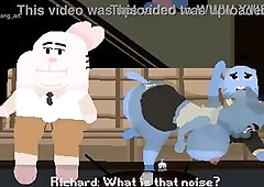 Nicole teaches Gumball how to have sex