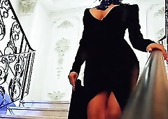 sexy hottie Lara Frost in a classy erotic movie scene