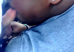 Public BLOW-JOB From My Chub Bitch