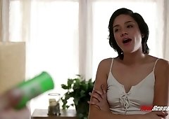 Yummy chick Cadey Mercury is making love with her boyfriend