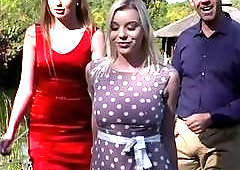 Mary Monroe and Liza Bilberry with Rocco