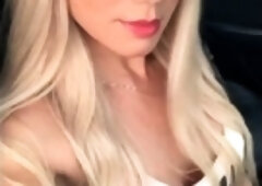 Hot Blonde Babe Solo Masturbation