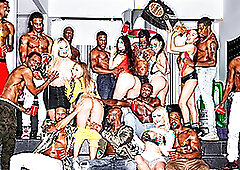 BLACKED RAW - The BIGGEST IR Orgy EVER