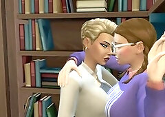 Guy bangs femboy and gets deepthroated by gorgeous shemale