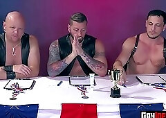 Muscular hunks choose the best fisting bottom star anal