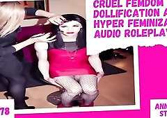 [F4A] Doll's Don't Move ~ Merciless Femdom Dollification and Hyper Feminization Audio Roleplay