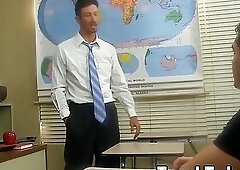 Handsome gay teacher Danny Brooks seduces student Max Martin