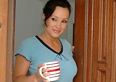 Aesthetic sex with a famous big-boobed pornstar Lisa Ann