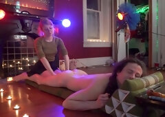 POV teen 18+ Girl Massages & Rides For A Happy Ending