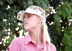 Gorgeous Blonde Russian Outdoor Lesbian