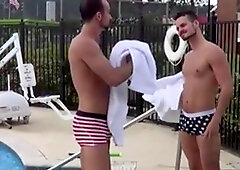 jockbreeders: Pounding Poles for the 4th of July