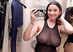 Breasty Superlatively good Ally Inadvertently Sends Me Changing Room Movies