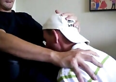 Swallowing cum from my friend 3