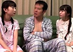 Asian teens vs mature man