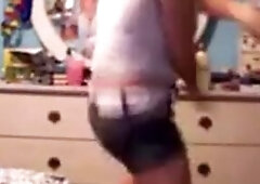 Chunky Amateur BBW with Big Tits on Webcam Strips
