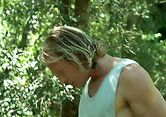 Passionate sex in the forest