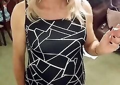 Newdress try out smoking 120mm cig