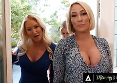 Angry Milfs Reverse Gangbang Their Teen Womanizer Neighbor