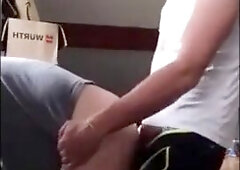 Rock hard-core mover can't stand against the chance to penetrate a rigid stud