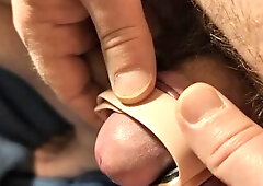 Cumshot on Girlfriend's Pink Apple Watch (Wristwatch Fetish)