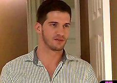 Inked shemale masseur anal fucked by her perv client