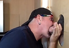 Glory hole, onanism, dad