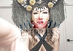 Frustrated Latex Dominatrix-bitch Feeder POV - Shaming and Food Stuffing