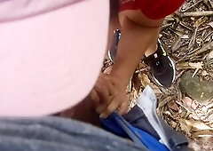 Calenton y follada en el bosque