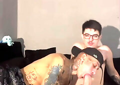 Plowing the mouthy dude.