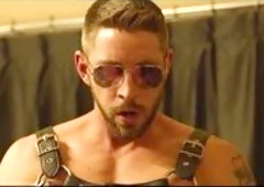 Hairy Hunk Explores Ass Play with Leather Dom