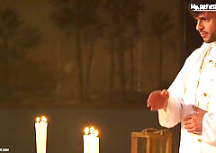 Steamy Christian Lad Gets his Sins Forgiven after Authoritative Holy Dad Romps him Without A Condom!