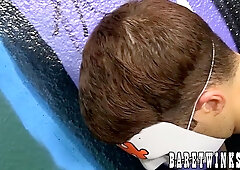 Punk Lad Roxy Crimson Breeding BONDAGE & DISCIPLINE Xxl Pipe in Restrain Bondage