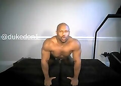 Tricky Jackson Flexing and Posing Naked