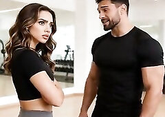 My personal tutor screws my snatch after the gym closes - AI-generated content
