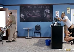 Beautiful big-boobed blonde Kat Dior fucked good in the ass