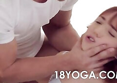 Yoga Teen Tina Hawt Choked Slapped Butt To Mout