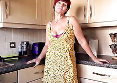 64yr-old Breasty Redhead GILF Housewife Mrs. Linda notices u checking her out , and helps u out by JACKING U OFF & SUCKING YOUR SCHLONG! A little 