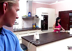 Teenyplayground Ass fucked teen babysitter is happy when eat cum from cock