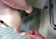 Str8 cruising in public shower 3