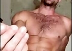 solo muscle jerk and cumpilation