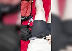 Smooth strap tease ignites fast, fierce handfight